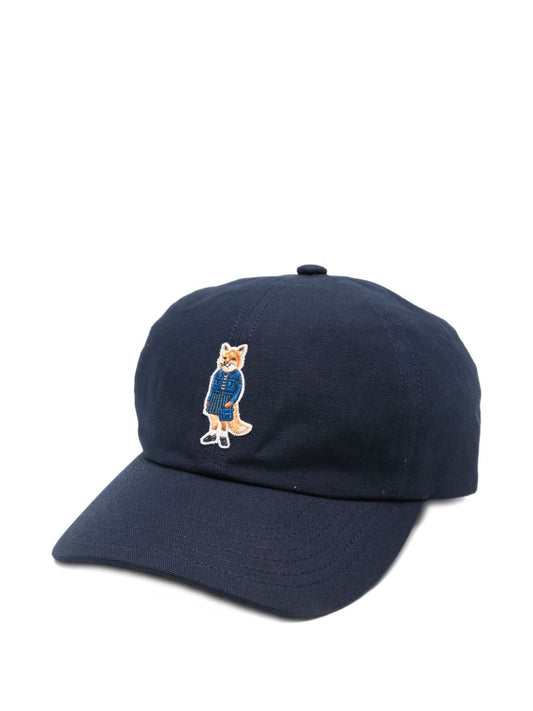 قبعات مازون كيتسون MAISON KITSUNE' زرقاء