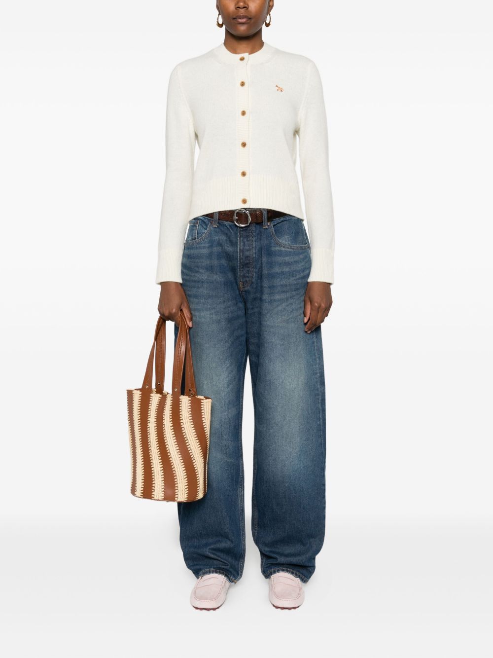 كارديجان من Maison Kitsuné مزين بالترتر