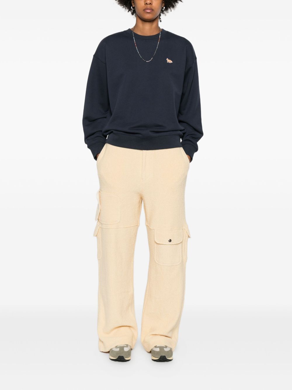 تيشيرت قطني مزين برأس الثعلب من Maison Kitsuné