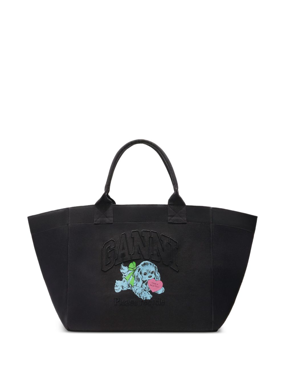 حقيبة يد Ganni Puppy XXL