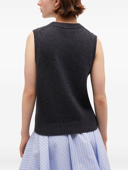 حياكة غاني رمادية