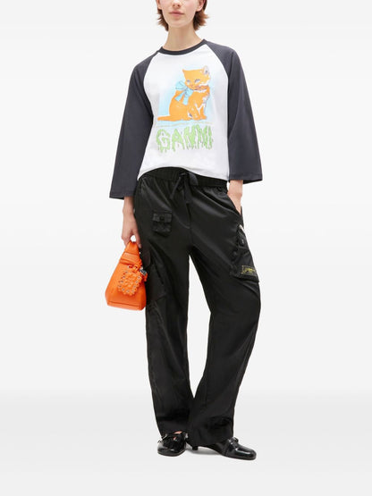 تيشيرتات وقمصان بولو GANNI بيضاء