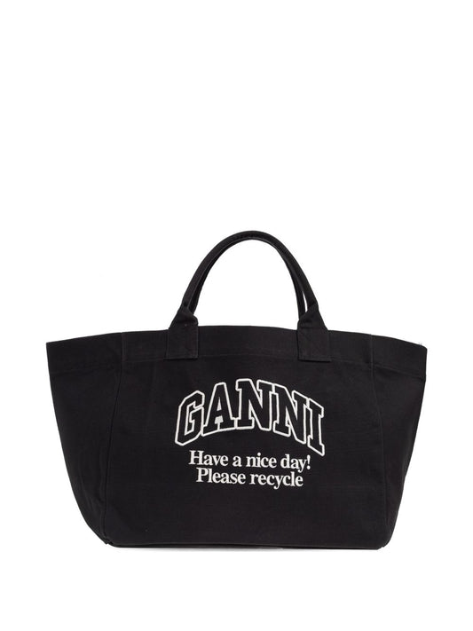 حقيبة يد غاني الكبيرة جداً (Ganni XXL Tote)