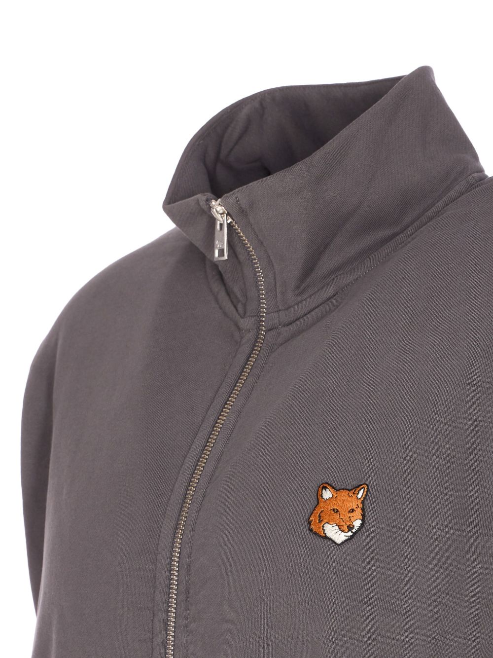 ميشون كيتسون MAISON KITSUNE' سترات محبوكة رمادية