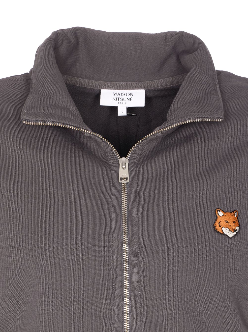 ميشون كيتسون MAISON KITSUNE' سترات محبوكة رمادية