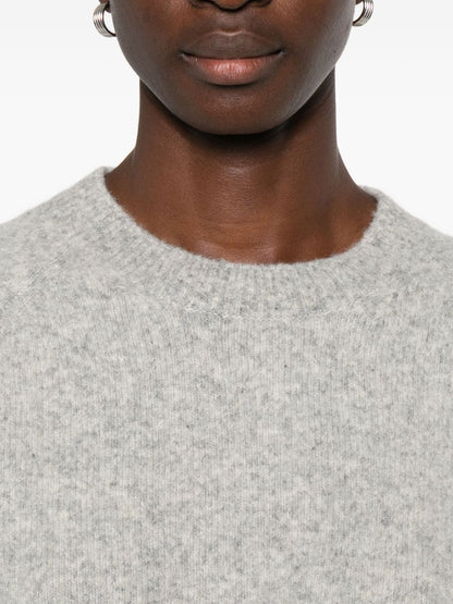 كنزة دُنست رمادية فاتحة