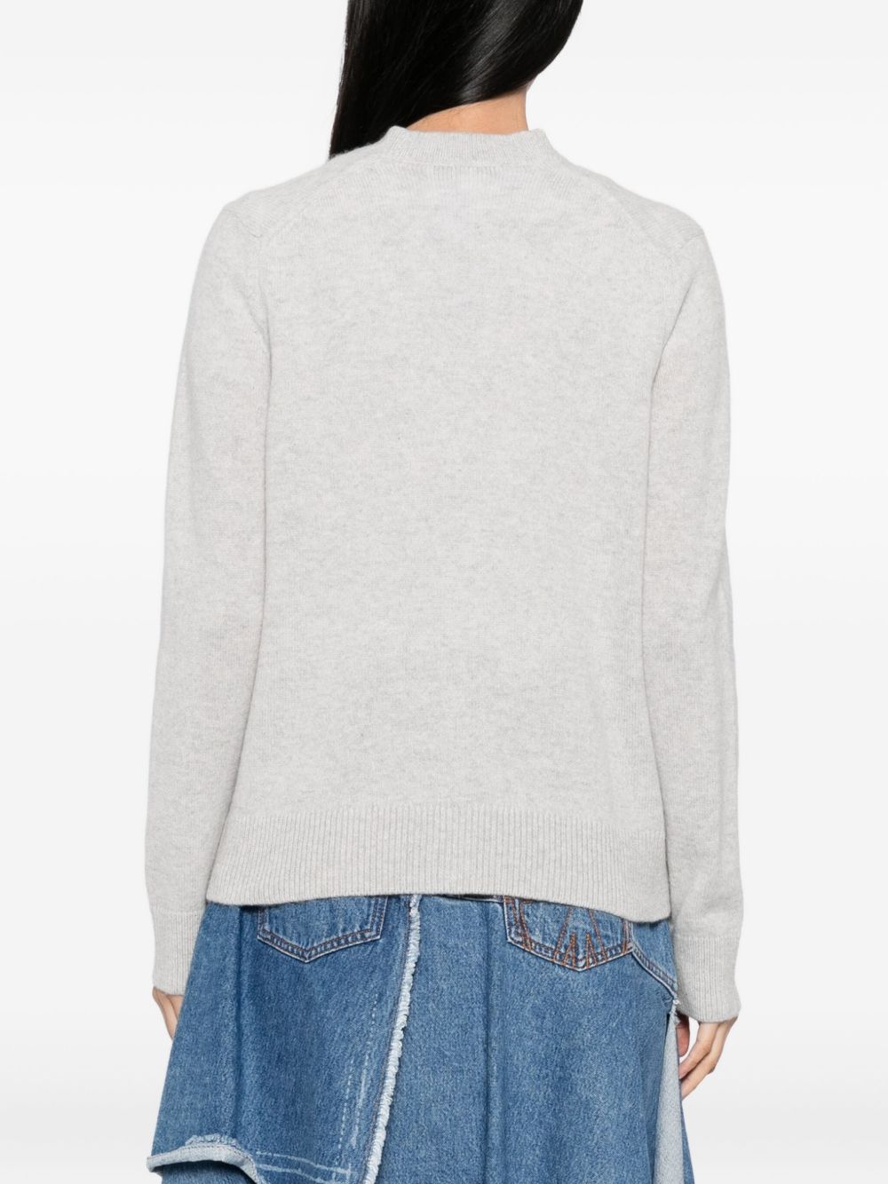 ميشون كيتسون MAISON KITSUNE' سترات محبوكة رمادية