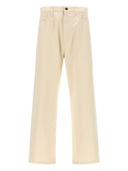 جينز كارهارت WIP MAIN باللون العاجي