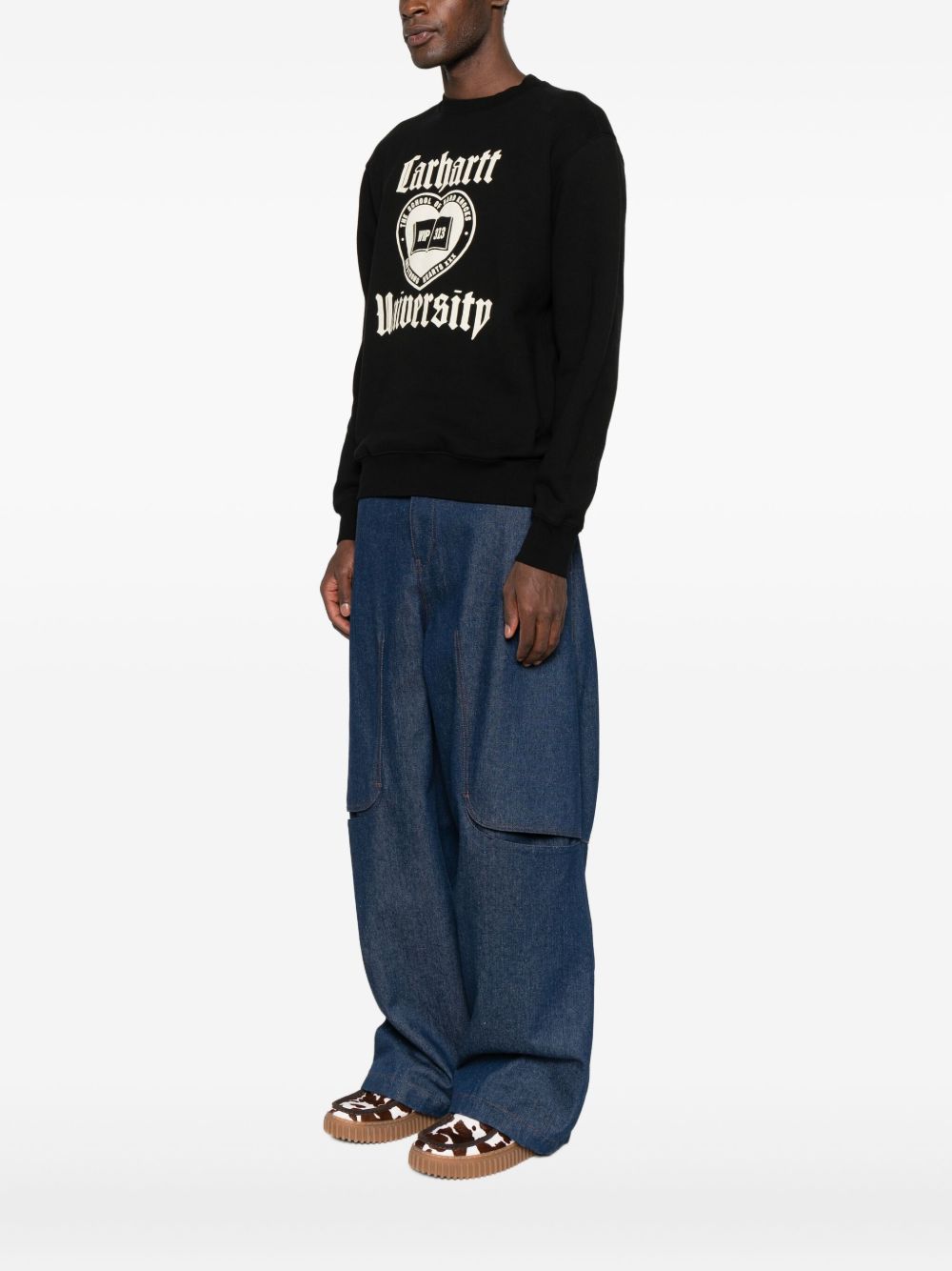 كارhart WIP MAIN سترات صوفية سوداء