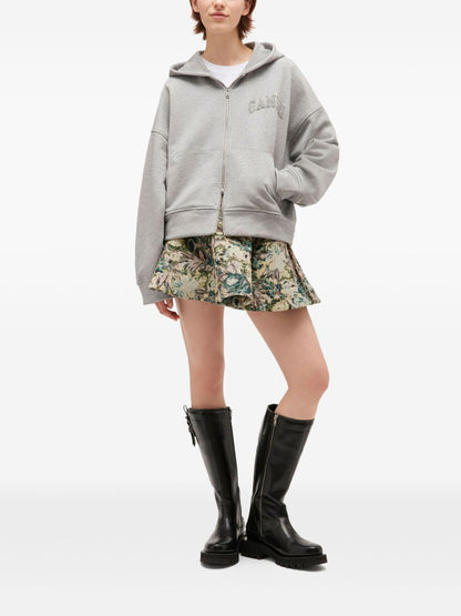 حياكة غاني رمادية