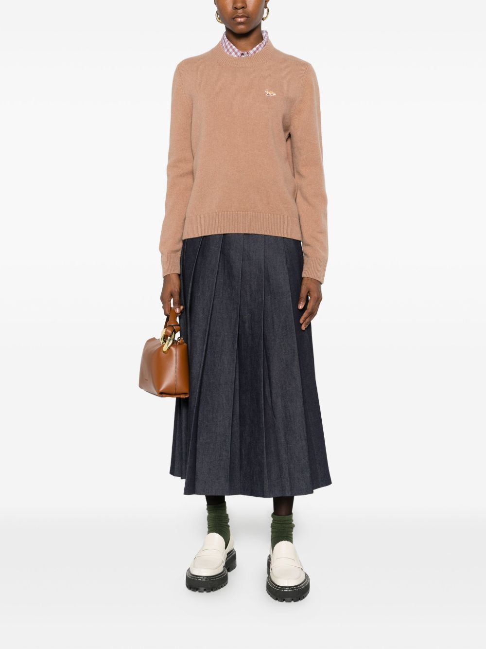 ميشون كيتسونيه (Maison Kitsuné) - بلوفرات كيتسونيه (MAISON KITSUNE') - لون جملي