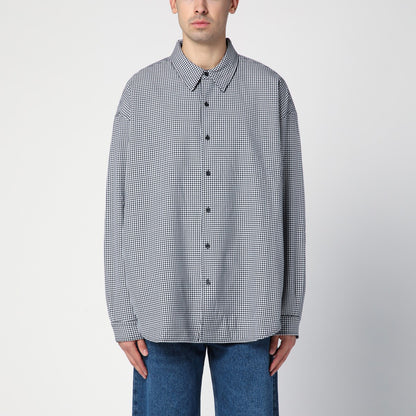 New Amsterdam Surf Association Wool blend checked shirt