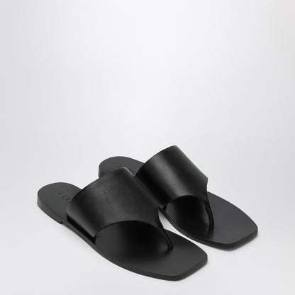 A.EMERY The Paton Sandals black in leather