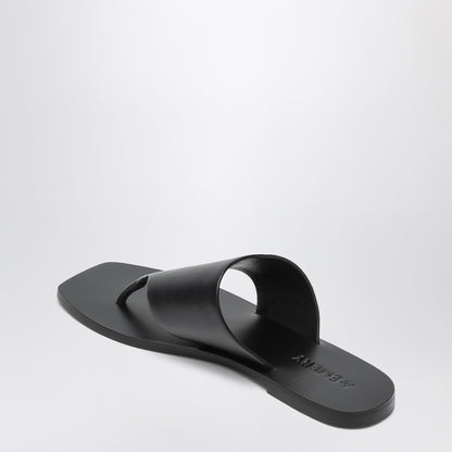 A.EMERY The Paton Sandals black in leather