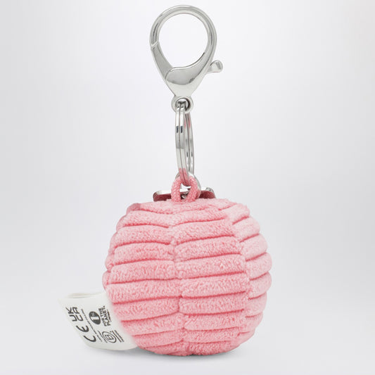 Bon Ton Toys Smiley velvet keychain pink