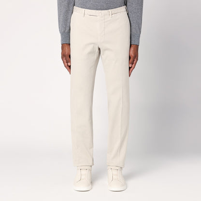 Santaniello Light beige cotton trousers