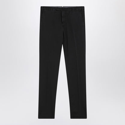 Santaniello Black trousers in cotton