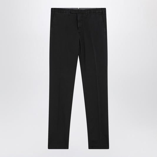 Santaniello Black trousers in cotton