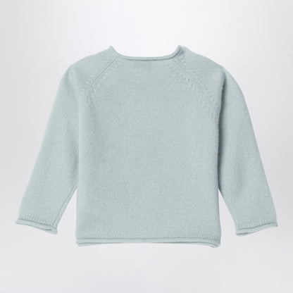 Il Gufo Light green wool pullover