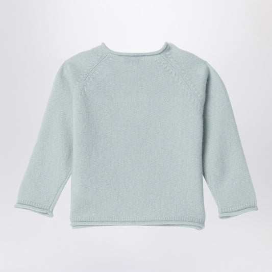 Il Gufo Light green wool pullover