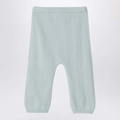 Il Gufo Light green wool leggings