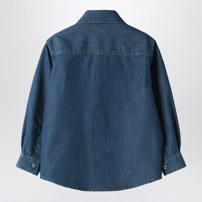 Il Gufo Blue denim shirt