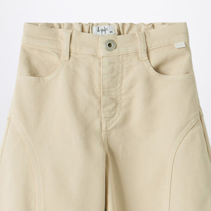 Il Gufo Carrot pants in stretch gabardine