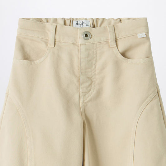 Il Gufo Carrot pants in stretch gabardine