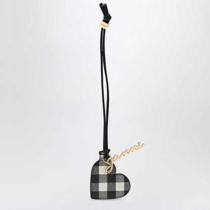 GANNI Heart-shaped mirror Bou black