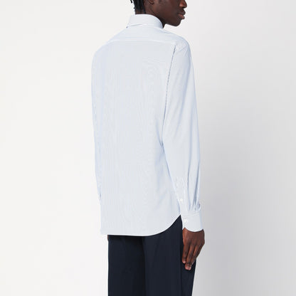 XACUS White shirt with blue stripes