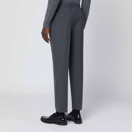 Santaniello Grey wool trousers