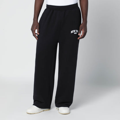 Awake NY Black cotton jogging trousers