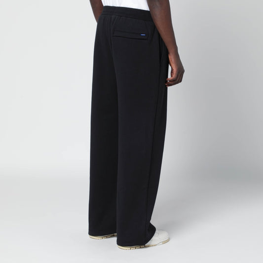 Awake NY Black cotton jogging trousers