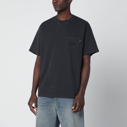 تيشيرت Awake NY أسود برقبة دائرية مع شعار