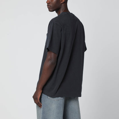 تيشيرت Awake NY أسود برقبة دائرية مع شعار