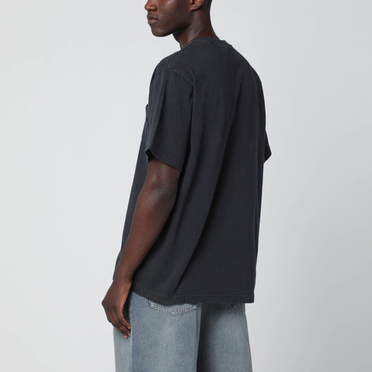 تيشيرت Awake NY أسود برقبة دائرية مع شعار