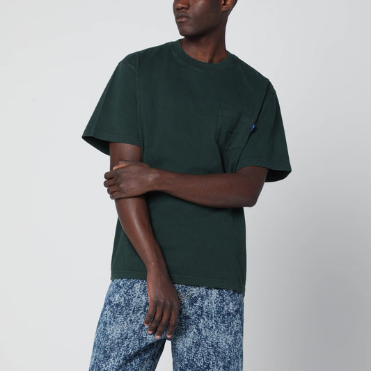 تيشيرت Awake NY أخضر برقبة دائرية مع شعار