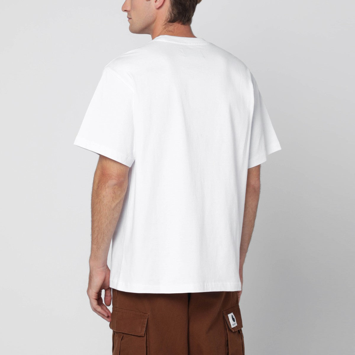 Awake NY White crewneck T-shirt with logo