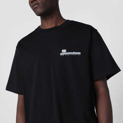 Awake NY Black cotton T-shirt with logo