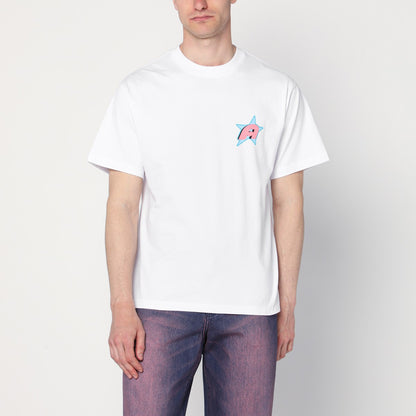 Awake NY White T-shirt with Star A logo