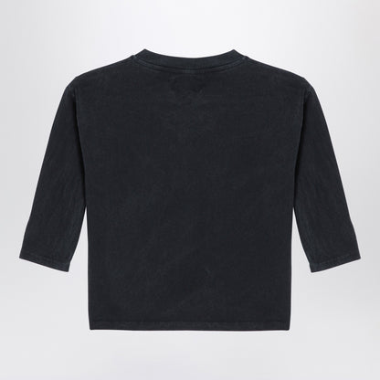 Bobo Choses Black washed jersey in organic cotton