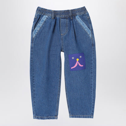 Bobo Choses Blue jeans Funny Face