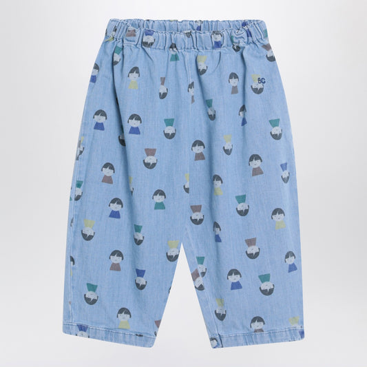 Bobo Choses Light blue denim trousers