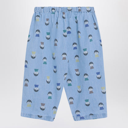 Bobo Choses Light blue denim trousers