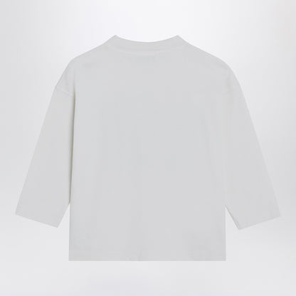 Bobo Choses White sweater with logo print