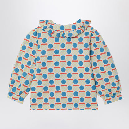 Bobo Choses Cotton blouse with geometric patterns