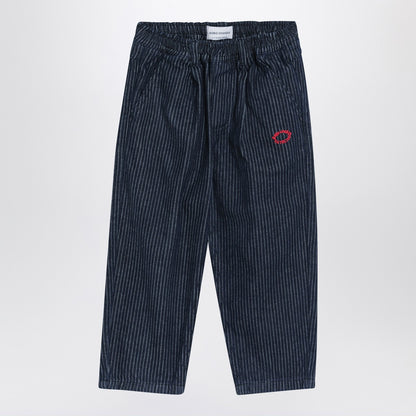 Bobo Choses Navy blue striped jeans