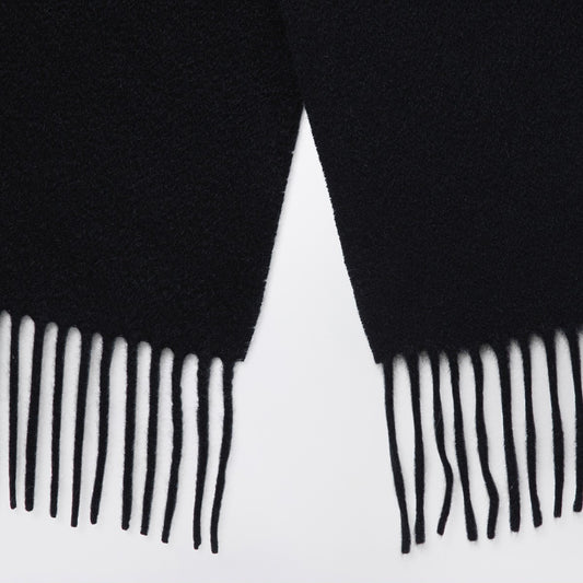 Destin Black cashmere scarf