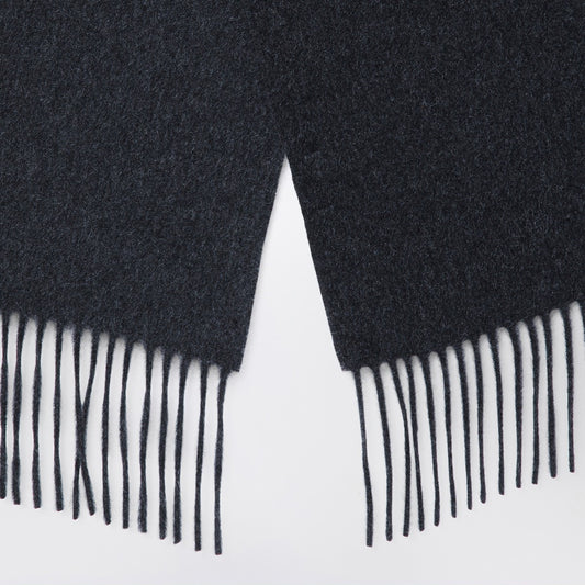 Destin Dark grey cashmere scarf