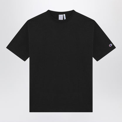 Champion Black cotton crew-neck T-shirt